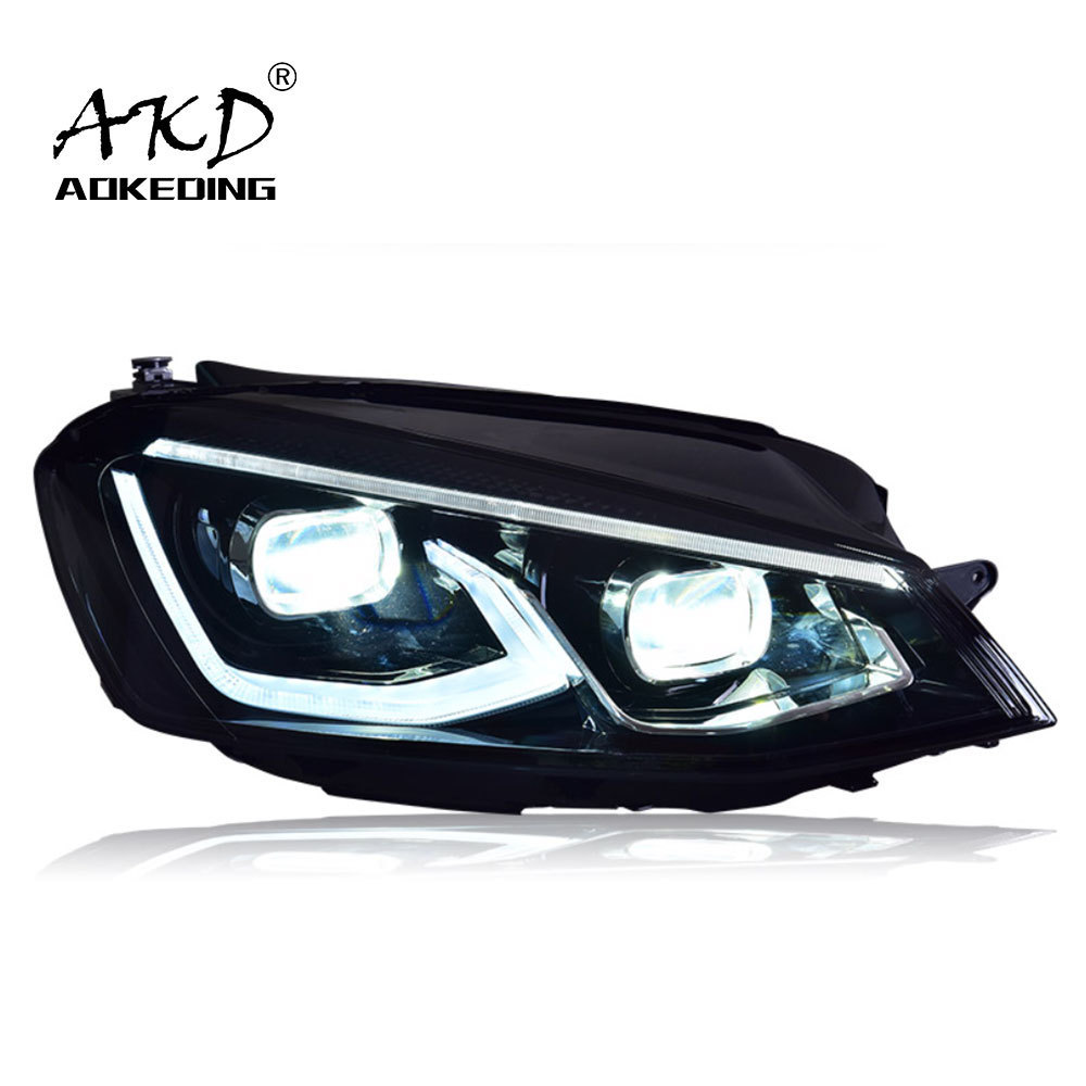 Car Lights For Golf 7 2013-2017 Golf7 MK7 LED Headlights Upgrade Golf 8 Design DRL Dynamic Turn Signal Lamp Accessories