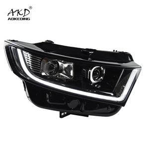 Car Lights For Edge 2016-2020 LED Auto Headlights Assembly Upgrade High Configure Hawkeye Design Bicofal Lens Tools Accessories