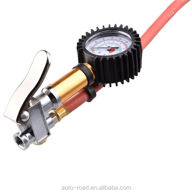 Car Tire Pressure Gauge Inflator 200 PSI Tire Inflator Gun With Air Chuck Compressor Accessories