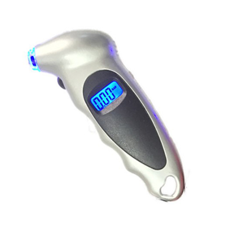 Logo Printed High Accurate Backlit LCD 150PSI Digital Tire Pressure Gauge with LED Light 4 Settings For Car Truck Bicycles