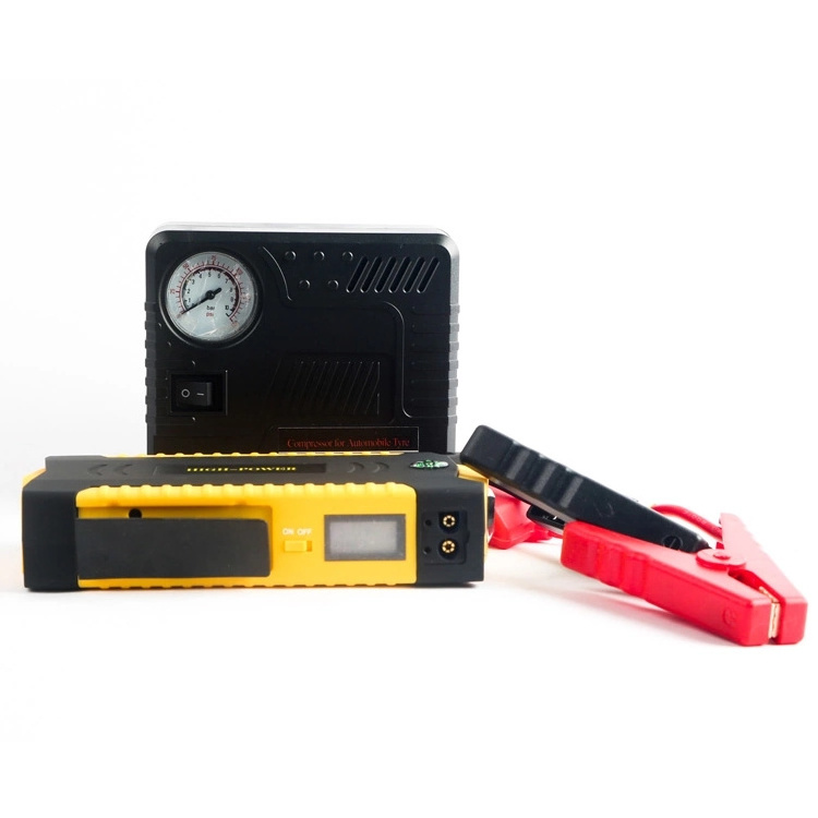 69800mah solar car pocket power jump starter with air compressor tire inflator 2 in 1 1000a-2000a