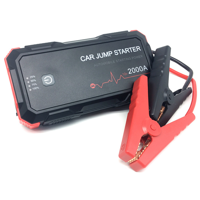 Gligle Portable Roadside Emergency Kit 22000mAH 2000Amp  Car Jumper With QC3.0 Car Battery Booster universal car starter