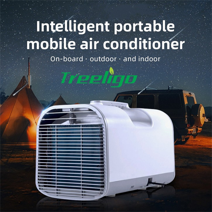 New design Rv camping caravan use room space powerful cooling capacity 110V 220V 24v tent air conditioner