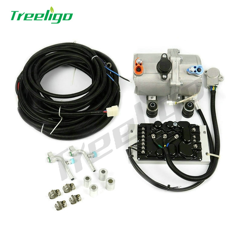 Electric air conditioner compressor under dash ac evaporator car 12v air conditioning kit for beetle classic car