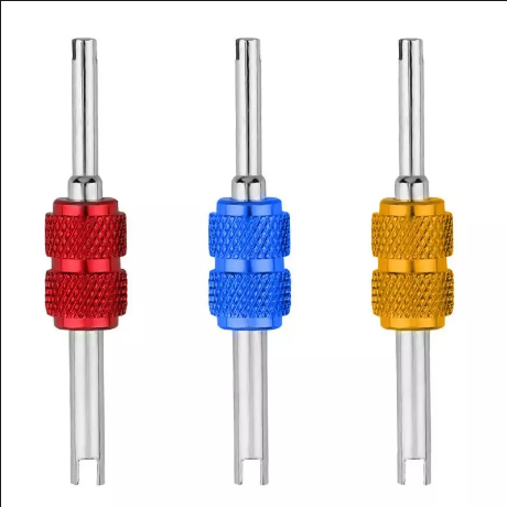 Aluminum Alloy Car Auto Air Conditioning  Valve Core Remover Tool Wrench For Valve Stem Core Install/Remover