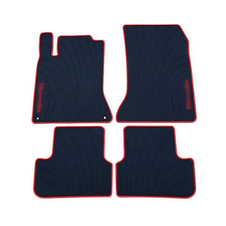 China Factory Selling Car Interior Accessories Rubber Mat Emulsion K2 RIO FORTE CERATO I30 VERNA Trunk Rear Floor Mats Set