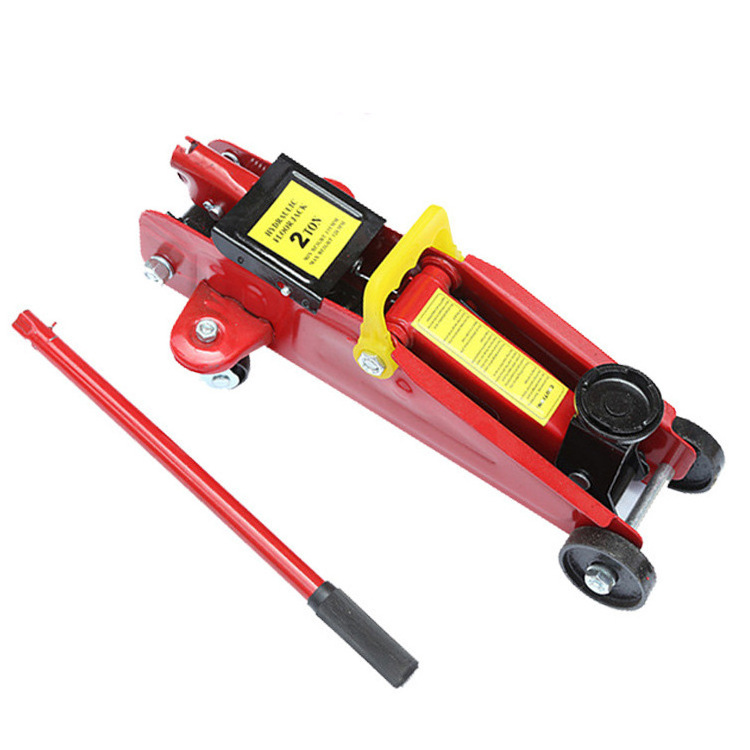 2 ton horizontal hydraulic jack, small car roof, garage tire changing tool