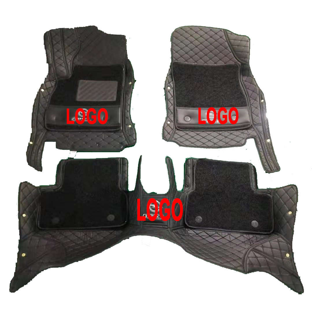 Chinese factory customized 5d Car Mats Decorative Leather Car Floor Mats Suitable for c2 2020 Model Car Foot mats