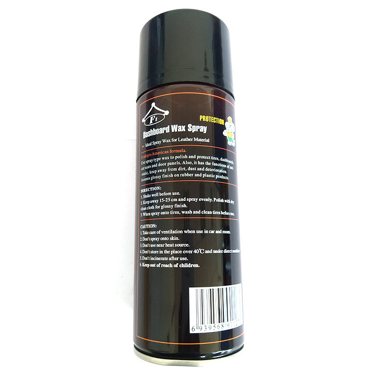 High Sales Manufacturers Dashboard Wax Spray Car Leather Tyre Polishing Dashboard Polish Wax F1 White Universal The Best Car Wax