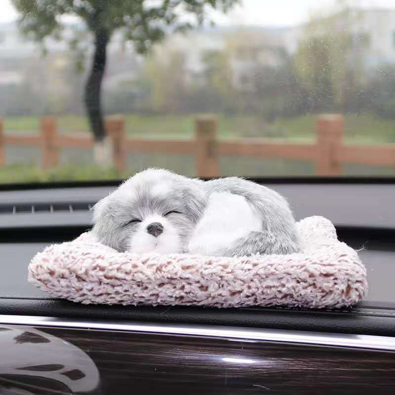 Car Decoration Dog With Air Purifier Bamboo Charcoal Bag for car Accessories Ornaments