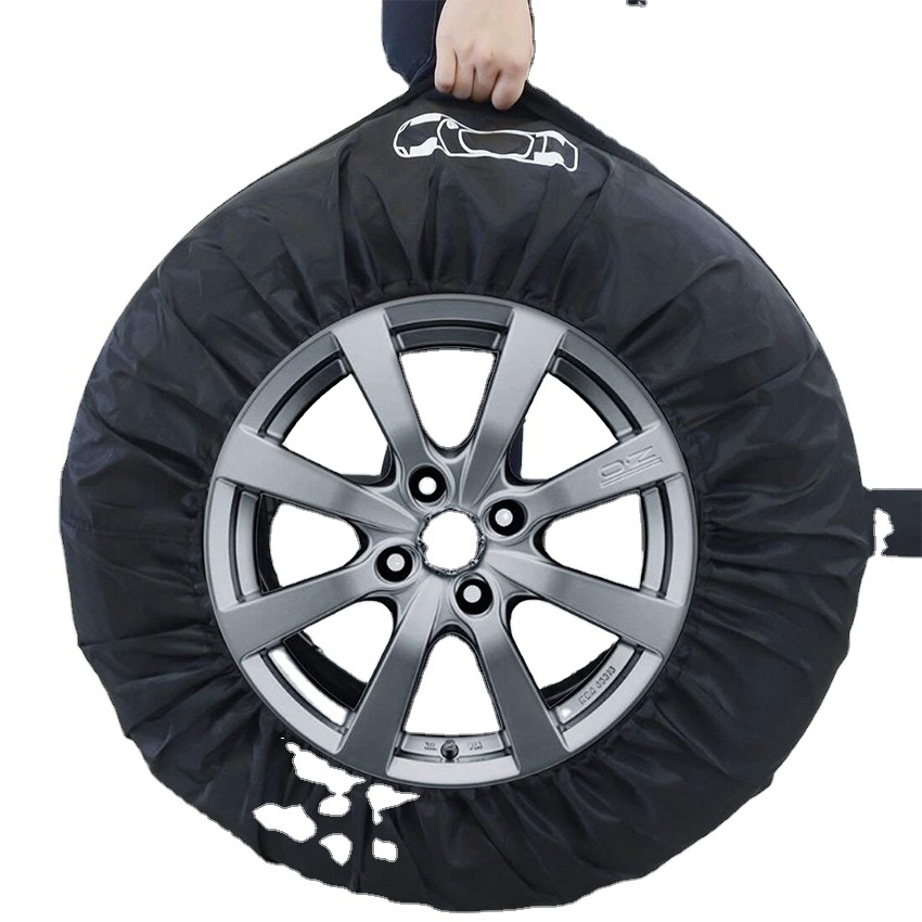 Hot sell Leather Spare Tire Cover Leather Waterproof Wheel Protectors Storage Bag For Jeep RV SUV Trailer 27-30