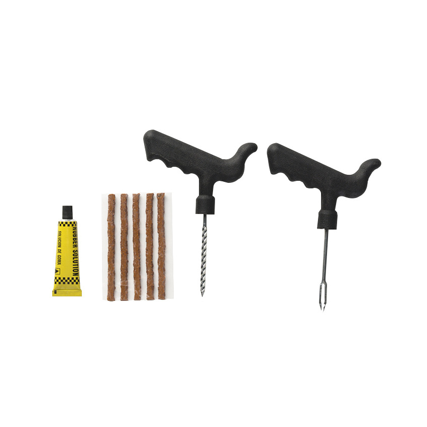 Tubeless Auto Emergency Tool Flat Tire Repair Auto Tyre Repair Kits With Rubber Strip