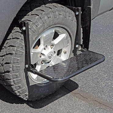 Car accessories Tire Step for Truck SUV and RV Adjustable Tire Mounted Step