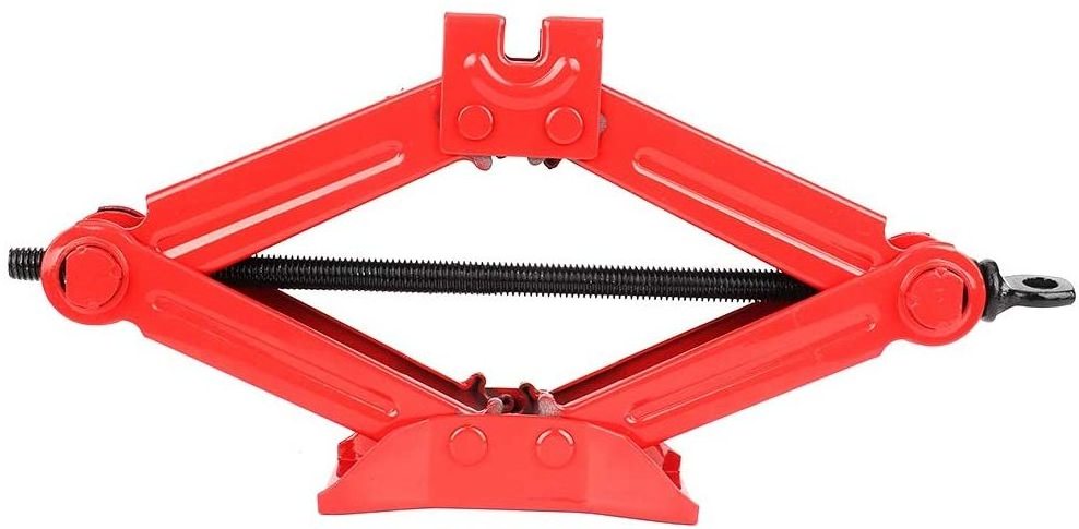 Car Scissor Jack With Thick Steel Plate Quick Lift Tool 1 Ton Car Scissor Jack