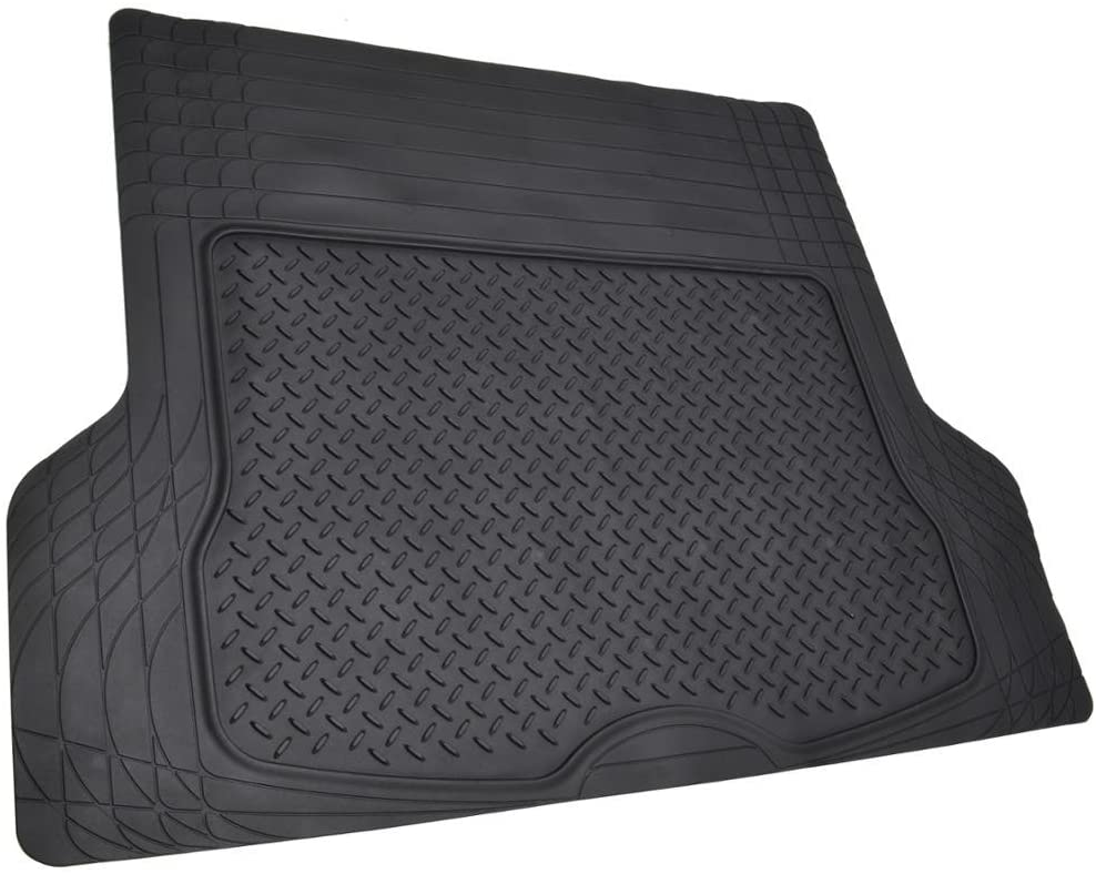 Universal Trunk Cargo Mat Liner for Car Sedan SUV Van Heavy Duty All Weather Waterproof Rear Trunk Mat