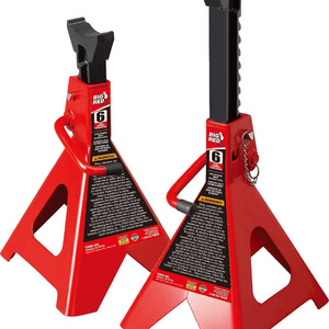 6 Ton Capacity Big Red Steel Jack Stand Double Locking