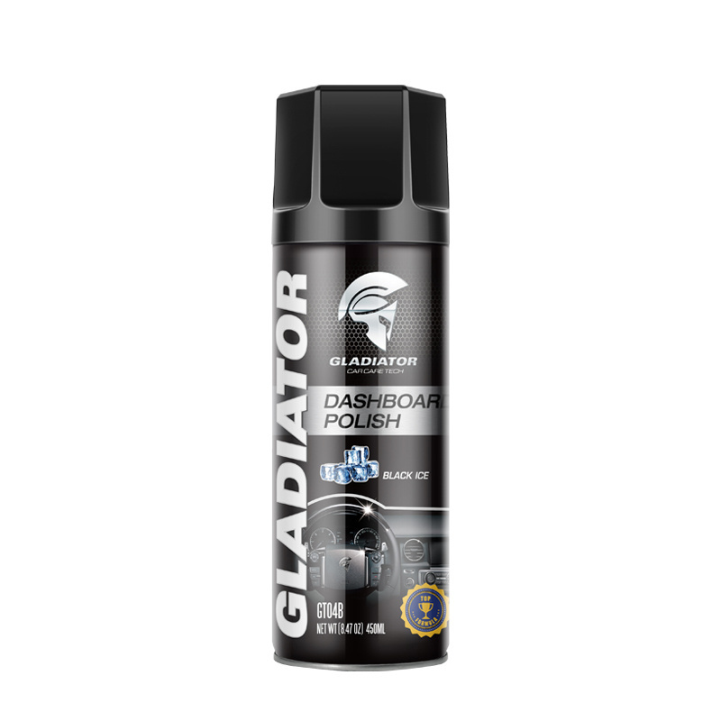 Gladiator Car Care Cleaning Dashboard Polish Black Ice 450ML