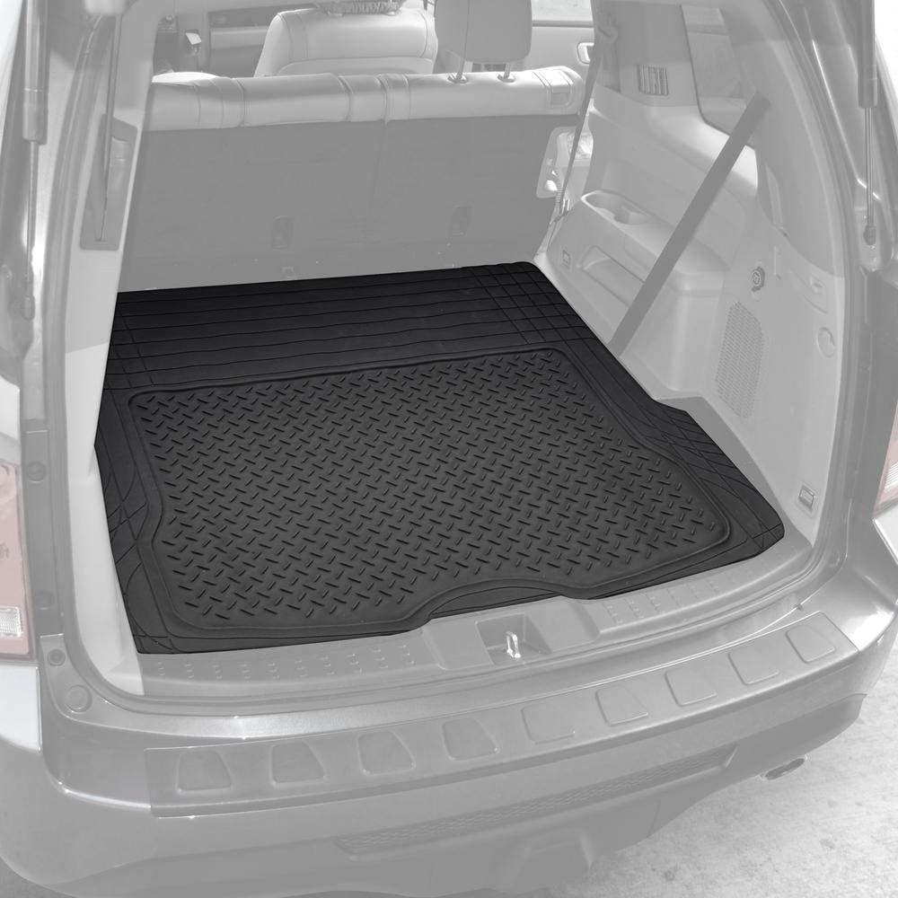 Universal Trunk Cargo Mat Liner for Car Sedan SUV Van Heavy Duty All Weather Waterproof Rear Trunk Mat