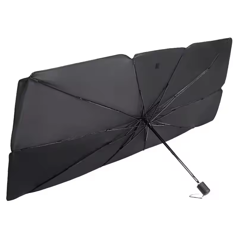 Custom Foldable UV Proof 170T 190T Car Sun Visor Heat Protection Car Window Sunshades Umbrella