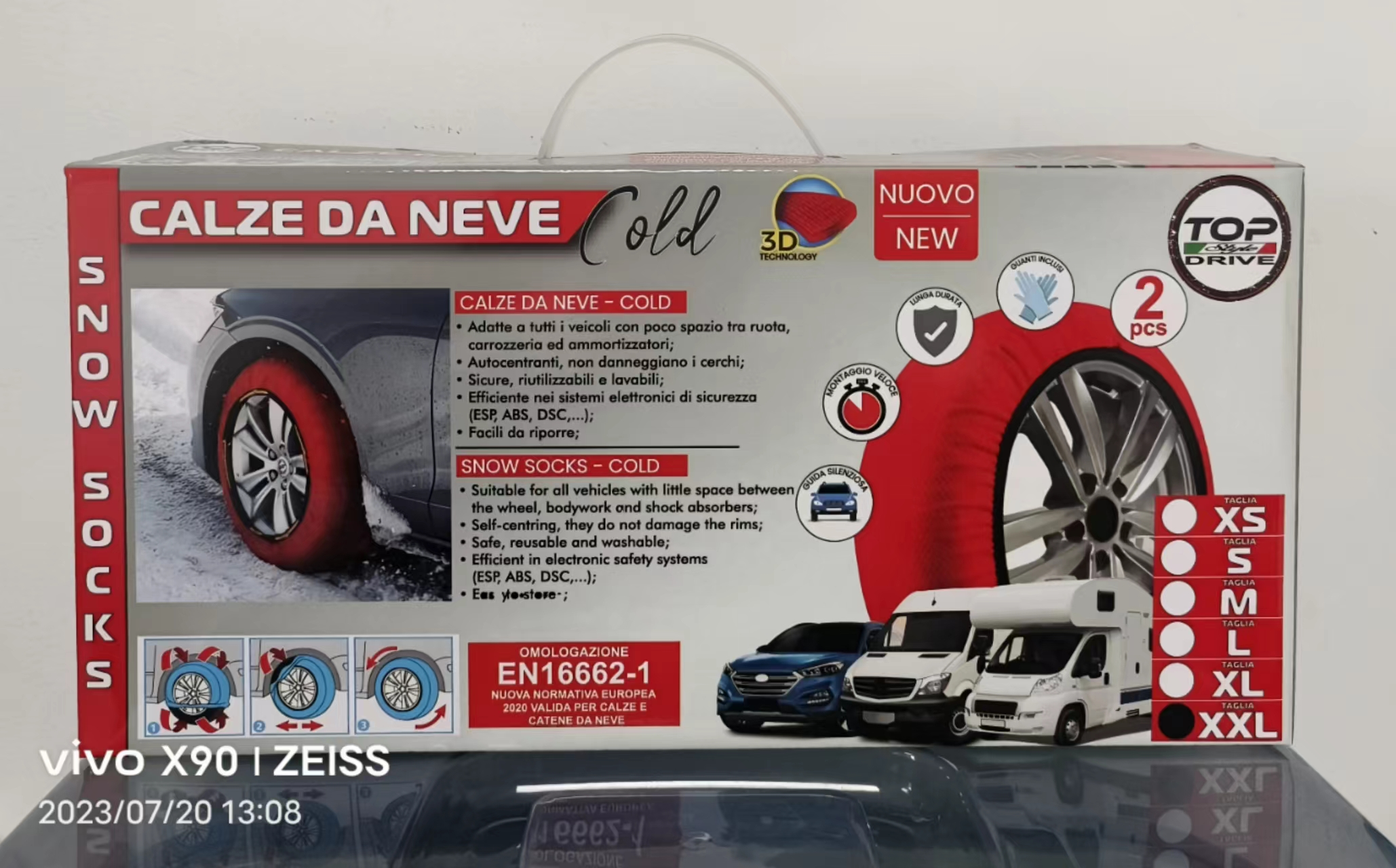 Automotive Car Snow Socks for Tire Instead of Tire Chains