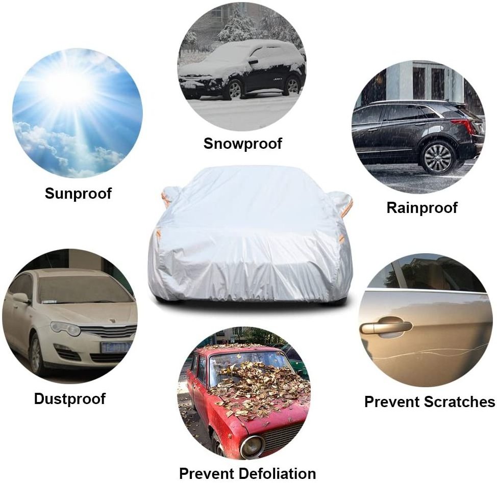 Scratch Resistant Windproof Automatic Car Cover