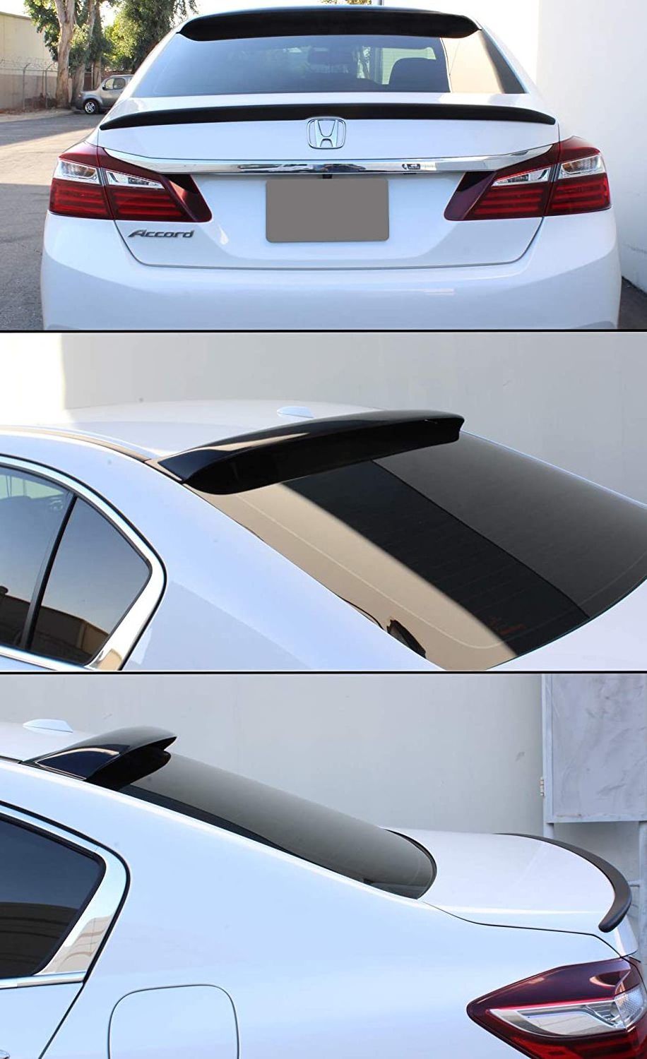 Sedan Rear Window Roof Visor Spoiler Deflector rear spoiler