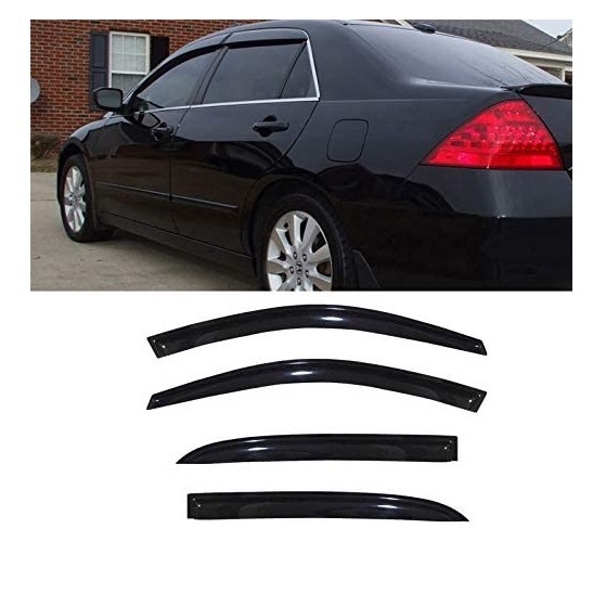 Made in China 4-Piece car door sun vent visor wind deflector weather rain shields window visor