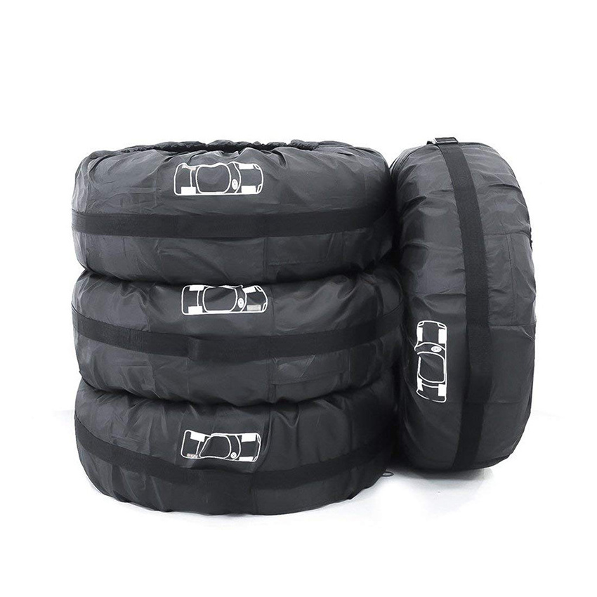 Factory price distributors non-woven car 4 spare tires cover storage bags