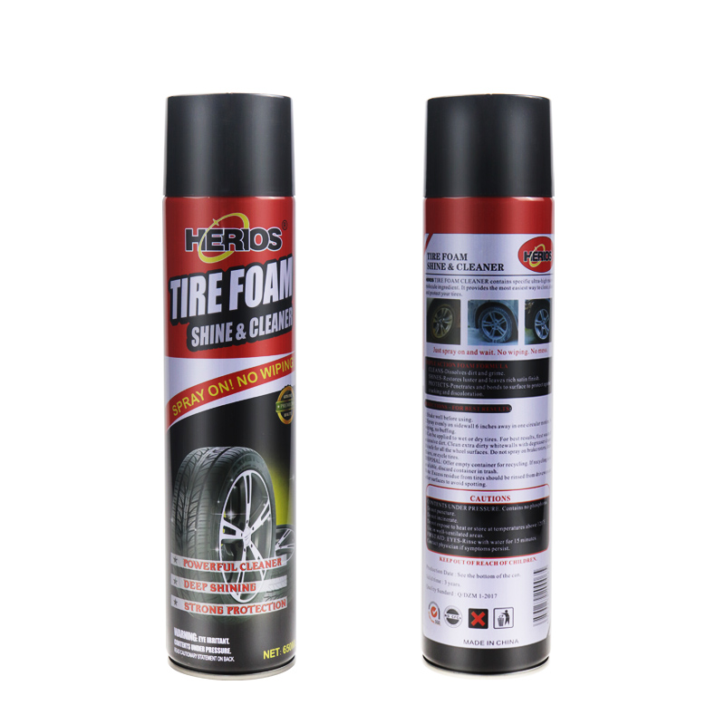 Repels Rain & Water on Wet Roads for Long Lasting Tire Shine & Protection Car clean products  650ml Tire shine