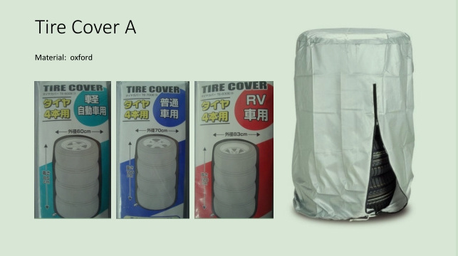 tire cover universal waterproof custom 4 tire storage bag