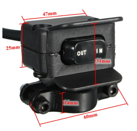 New 2.5/3 Meter Winch Rocker Switch Handlebar Control Warn Harness Kits Full Sealed Switch Connectors For Motorcycle ATV/UTV