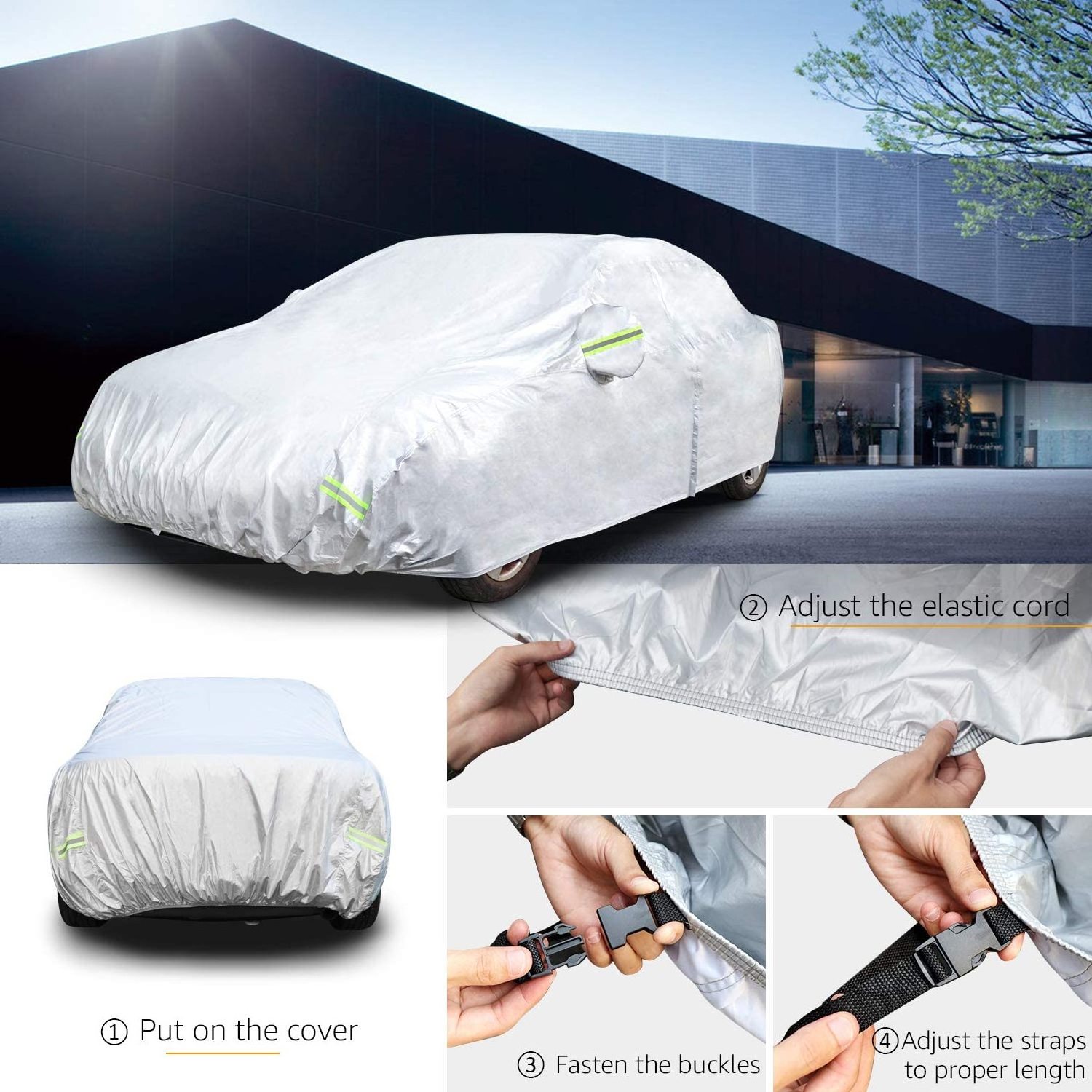 Wholesale Car cover Car Fender Automatic Car Covers Retractable Windshield Oxford Material covers