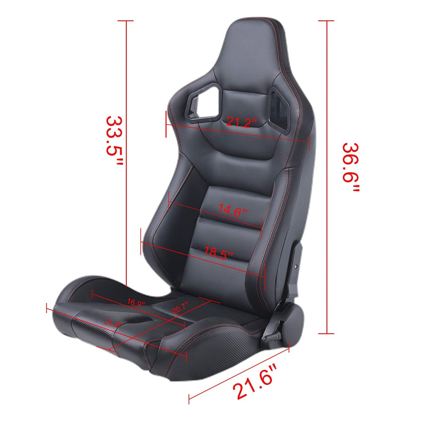 FABRIC racing seats Sport Seat Type Fiber Material Racing Car Seat bride