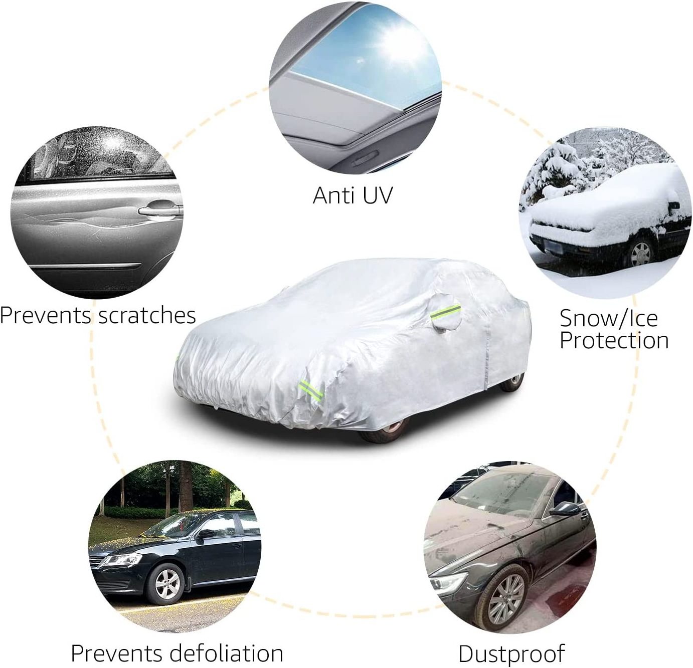 Wholesale Car cover Car Fender Automatic Car Covers Retractable Windshield Oxford Material covers