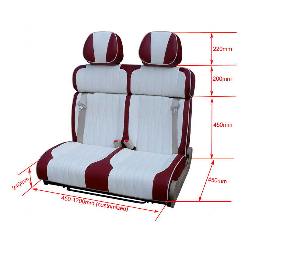 Multi-functional Reclining Camper Seat Bed Luxury Motorhome Seats Folding Van Seat for Sale