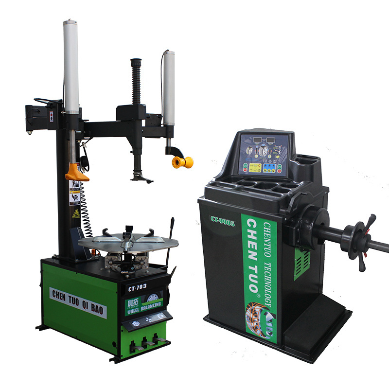 CE approved tire changing machine and balancer combo tyre changer balancing machine