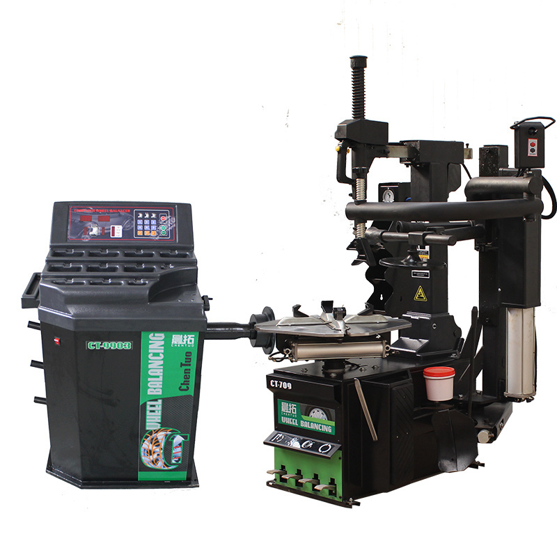 CE approved tire changing machine and balancer combo tyre changer balancing machine