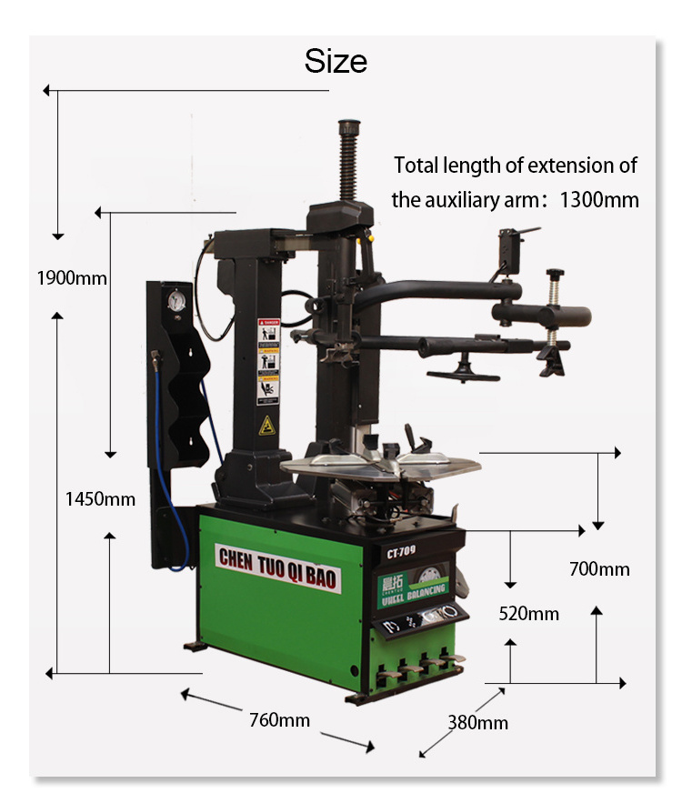 Tire Changing Machine For Car & Motorcycle Right Helper Arm For Tyre Changer Low Price