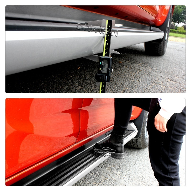 High Quality Aluminum Alloy suv car Side Step electric Running Board for ssangyong jeep gladiator