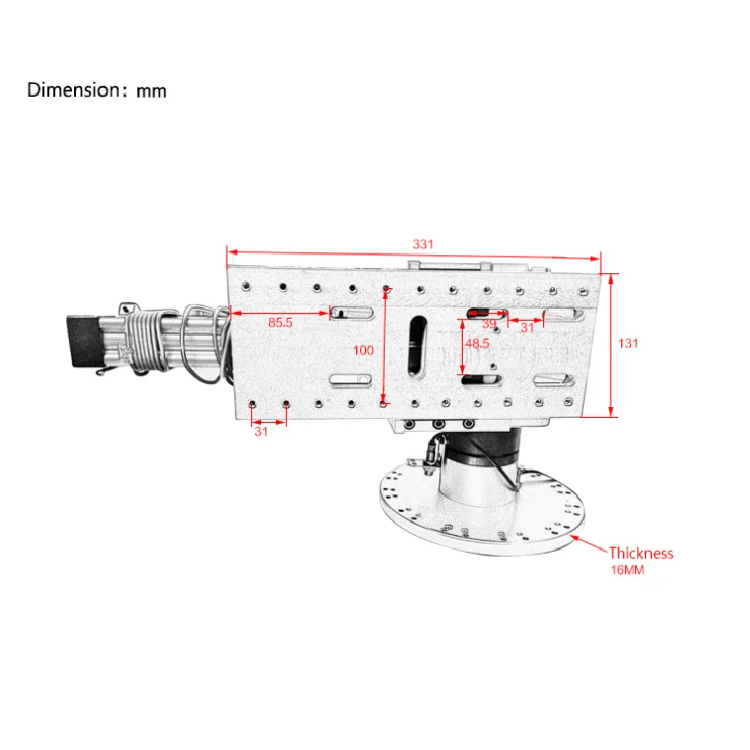 IOS30/BT30 ATC Automatic Tool Changer + Air Cylinder + 8/12/16/20 holders Cutter Disc for NEMA34 86mm CNC Spindle Motor Router