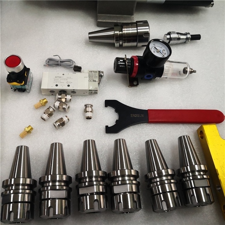 3.5KW BT30 Spindle CNC Engraving Milling Metal ATC Spindle 3500W ER25 Toolholder 220v/380v VFD CNC Parts