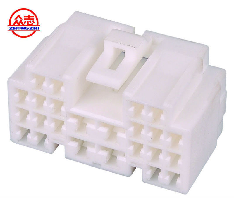 Hot sale pa66 gf30 auto male female wire connector,jey plastic housing auto connector