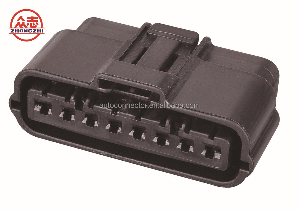 OEM customized  8 pin auto connector,electrical connector pbt-gf20 delphi auto wiring harness connector