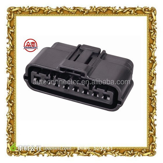 OEM customized  8 pin auto connector,electrical connector pbt-gf20 delphi auto wiring harness connector