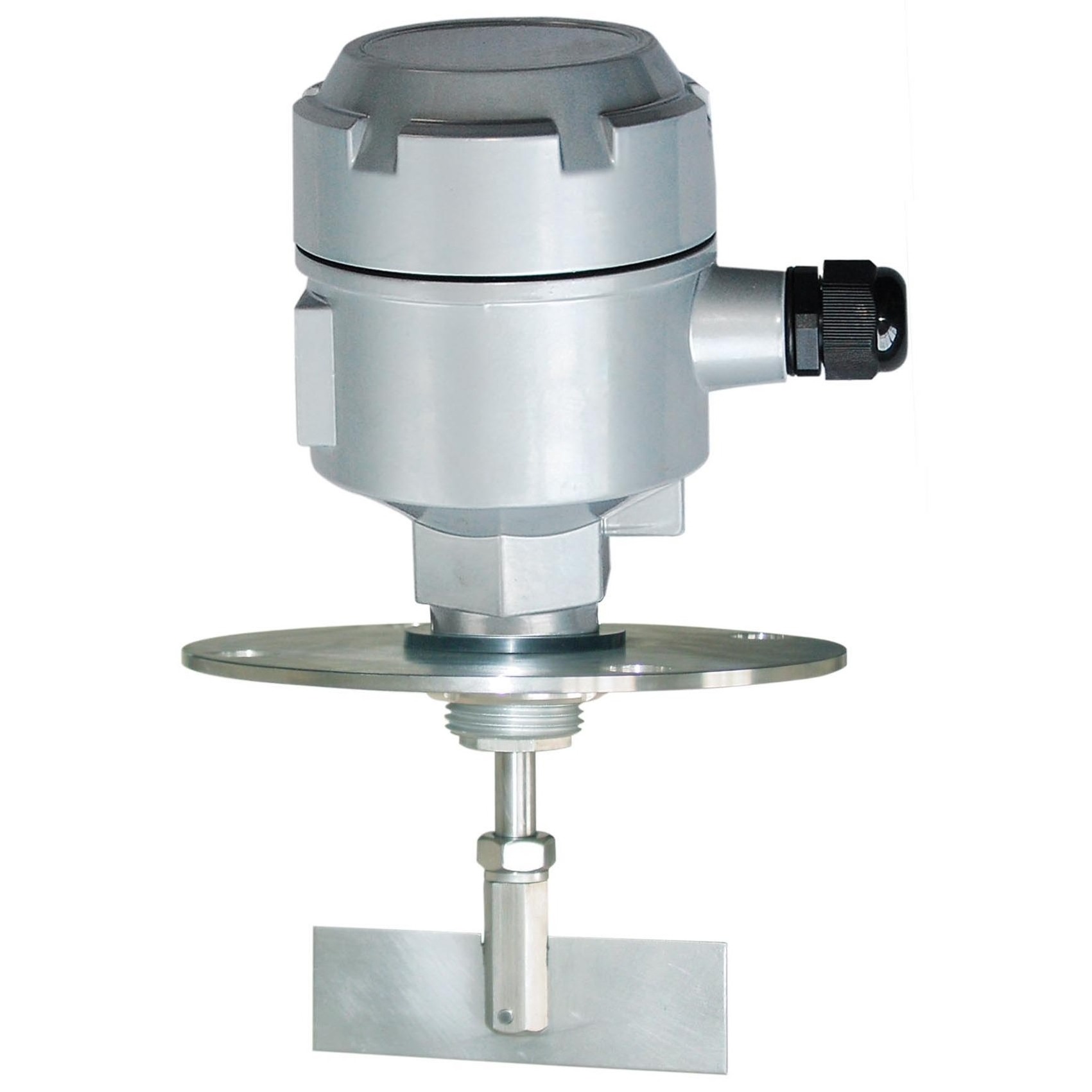 Rotary paddle level switch for solid and powder material handling