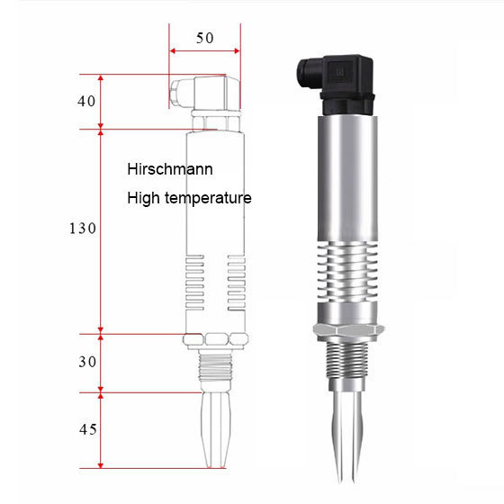 Mini size compact High Temperature Resistance Anti Static Vibrating Tuning Fork Water Liquid Level Switch vibration sensor