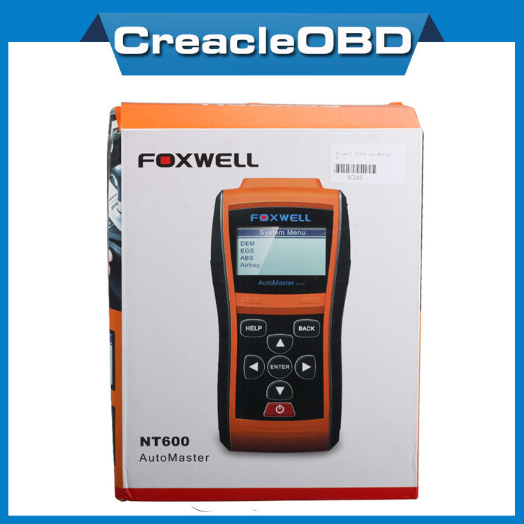 Foxwell NT600 Engine Airbag ABS SRS Reset Scan Tool for Cars/SUVs/Minivans