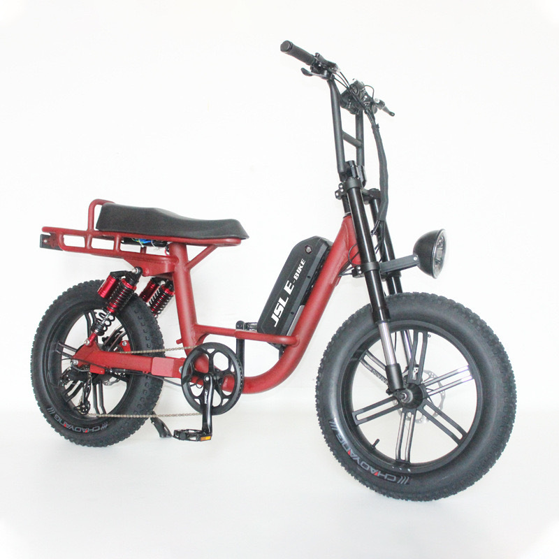 Hot sale in US market 20-inch fat tire can stride snow electric bicycle  Fat Tire Electric Bicycle Ebike Beach Cruiser