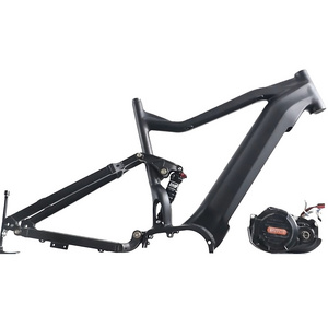 Aluminum alloy full suspension bafang m620 electric bike frame