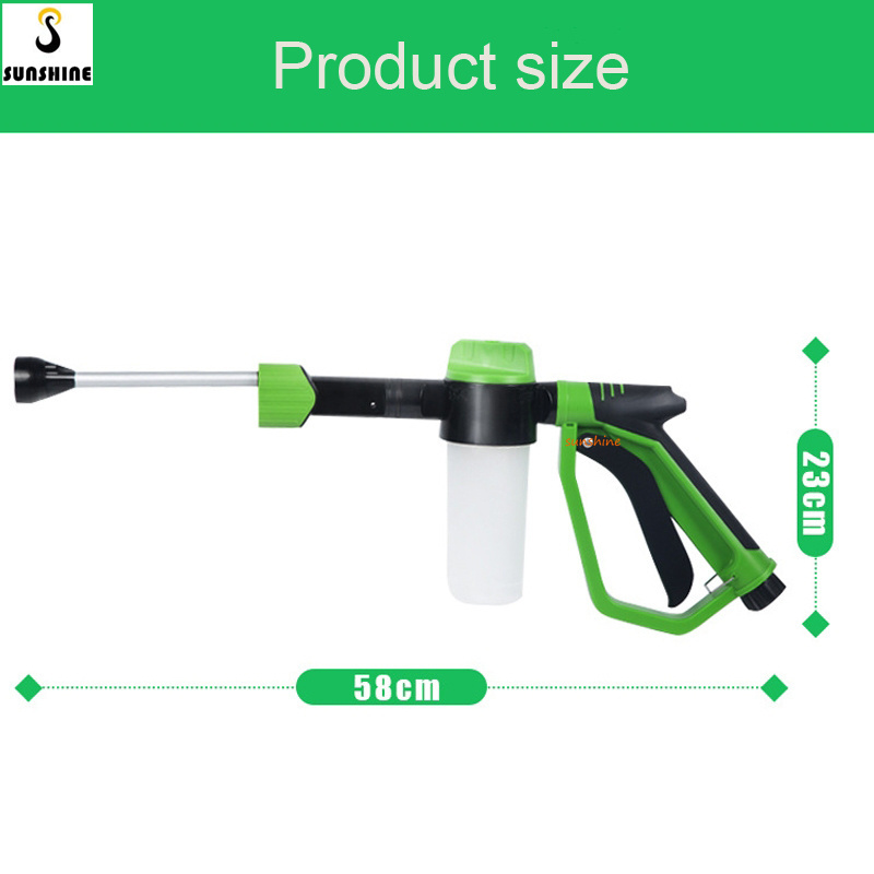 New Low Pressure Snow Foam Lance With Extension Rod Pressure Spray Gun For Car Washing Garden Hose Foam Sprayer